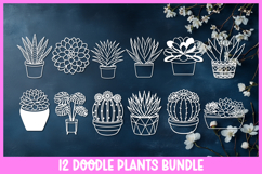 12 Cute Succulents Plants SVG Product Image 1