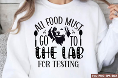 All food must go to the lab for testing SVG, Funny Kitchen S Product Image 1