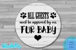 Fur Babies Svg Farmhouse Pet Sign Svg Pet Welcome Sign Svg Product Image 1