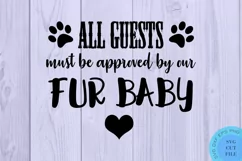 Fur Babies Svg Farmhouse Pet Sign Svg Pet Welcome Sign Svg Product Image 2