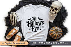 All Hallows Eve SVG File | Spooky Halloween SVG Product Image 1