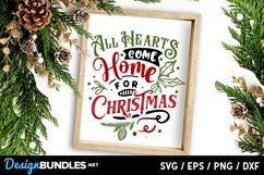 All hearts come home for Christmas SVG Product Image 1
