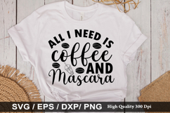 Coffee Quotes SVG Design - Coffee coffee &amp; more coffee Product Image 2