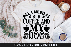 Christmas Dog SVG Design - Barking in a winter wonderland Product Image 2