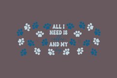 All I Need is coffee and my dog libbey beer glass can wrap svg presized template for 16oz and 20oz glass