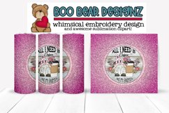 All i need is coffee and my gnomies Sublimation design Product Image 1