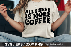 Coffee SVG Design - All I Need Is Coffee And Mascara Product Image 3