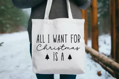 All I Want For Christmas SVG , Christmas Quotes SVG Design Product Image 3