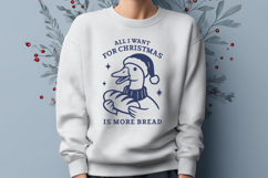 All I Want for Christmas Is More Bread SVG | Funny Goose PNG Product Image 2