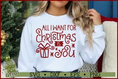 All I Want For Christmas is You SVG File Product Image 1