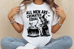 All Men Are Cremated Equal SVG PNG, Feminist Halloween Product Image 5