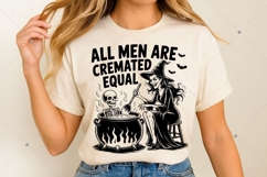 All Men Are Cremated Equal SVG PNG, Feminist Halloween Product Image 2