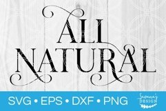 All Natural SVG Fresh Produce Farmhouse Cut File Clipart Product Image 1