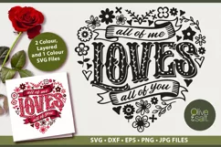 Valentines Card SVG | Wedding quote SVG | Love Sign Cut File Product Image 1