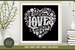 Valentines Card SVG | Wedding quote SVG | Love Sign Cut File Product Image 2