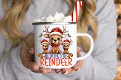 All of the otter reindeer Sublimation PNG Product Image 3