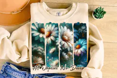 All Oopsies No Daisies PNG, Boho Flowers Png, Brushstroke Product Image 3