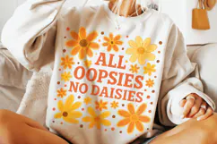 All Oopsies No Daisies PNG, Boho Flowers Png, Wildflowers Product Image 2