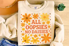 All Oopsies No Daisies PNG, Boho Flowers Png, Wildflowers Product Image 4