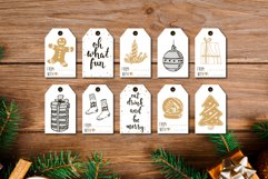 Christmas Tags Bundle | Print and Cut Gift Stickers Product Image 3