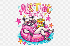 Funny Raccoon Summer PNG Shirt Design Product Image 1