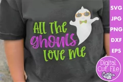 All The Ghouls Love Me | Kid’s Halloween Svg Design Product Image 1