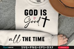 All The Time Sleeve SVG, Positivity SVG Design Product Image 1