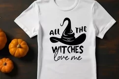 All The Witches Love Me Halloween Baby SVG Product Image 3