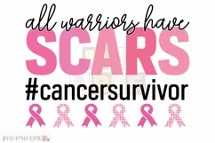 Breast Cancer SVG Retro T-shirt Design, Breast Cancer PNG Product Image 1