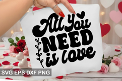 Retro Valentine's Day Design - All you need is love Product Image 2