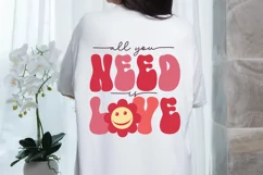 All You Need Is Love SVG, Valentine's Day SVG Design Product Image 2