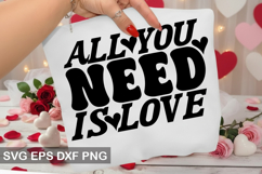 Retro Valentine's Day Design - All you need is love Product Image 3