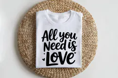 All You Need Is Love SVG | Mental Health SVG Product Image 2