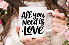 All You Need Is Love SVG | Mental Health SVG Product Image 3