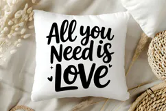 All You Need Is Love SVG | Mental Health SVG Product Image 5
