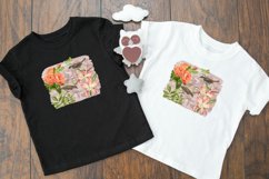 Vintage Floral Sublimation | Flowers and Bird Sublimation Product Image 3