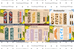 Layered bookmarks bundle svg, 3d laser cut bookmarks Product Image 6