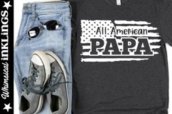 All American Papa-Patriotic SVG Product Image 1