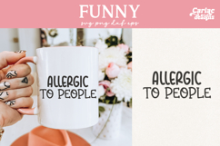 Allergic to People SVG