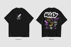 Urban Streetwear Graffiti Graphic T-shirt Design Product Image 1