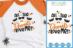 Halloween All The Ghouls Love Me Ghost svg Product Image 1