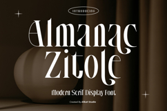 Almanac Zitole - Modern Serif Display Font Product Image 1