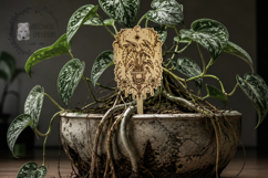 Gothic Plant Stake - Alocasia - SVG PNG Laser Cut - Garden Product Image 3