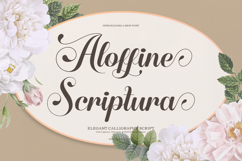 Aloffine Scriptura | Calligraphy Script Product Image 1