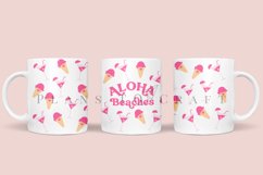 aloha beaches summer coffee mug sublimation wrap glass mug wrap svg presized for 11oz and 15oz glass ready to cut and sublimation files