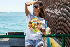 Aloha Summer png, retro summer sublimation design Product Image 4