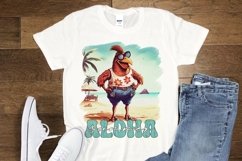 Funny Summer Animals on the Beach Sublimation Bundle Product Image 10