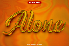 Alone 3D editable text effect Product Image 1