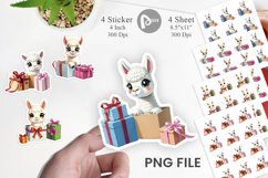 Alpaca Sticker Gift Product Image 1