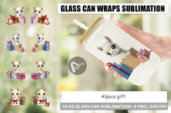 Glass Can Alpaca Gift Product Image 1